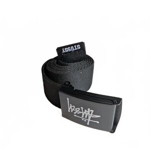 Stussy Black Belt Bag for Men